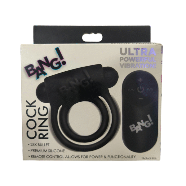 Anillo Vibrador Doble con Control Remoto Bang! Ultra Potente - Image 3
