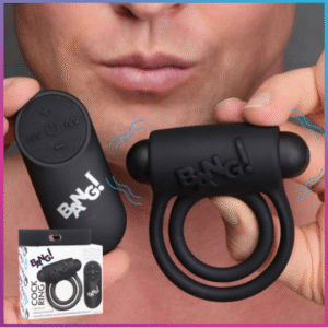 Anillo Vibrador Doble con Control Remoto Bang! Ultra Potente