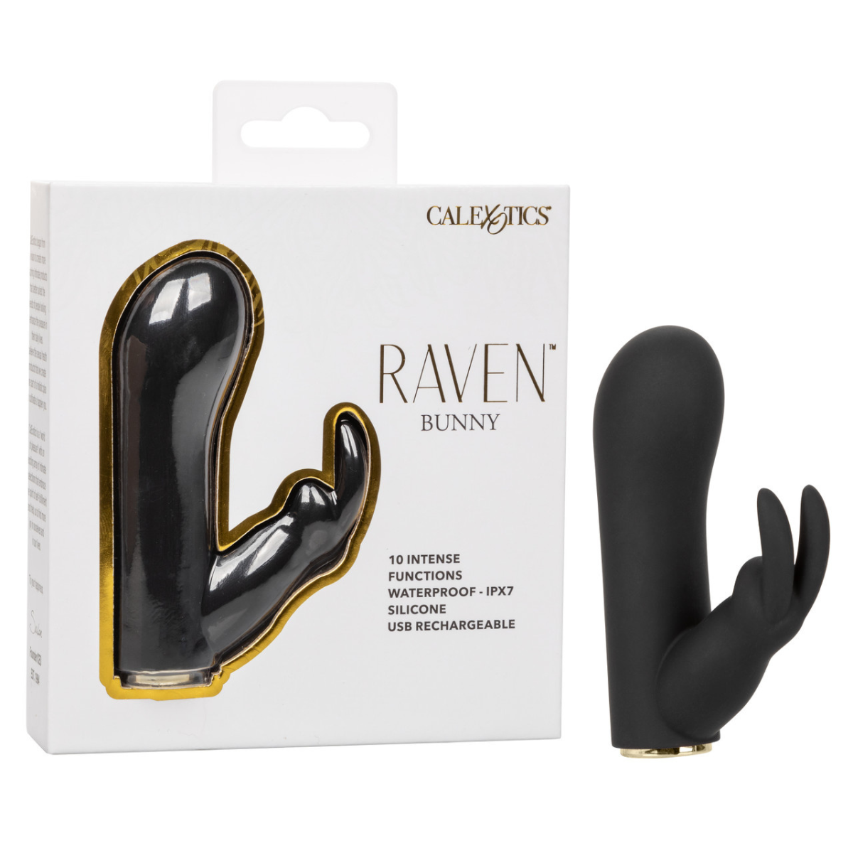 Vibrador Conejo Raven Bunny 10 Funciones Recargable CalExotics - Image 2
