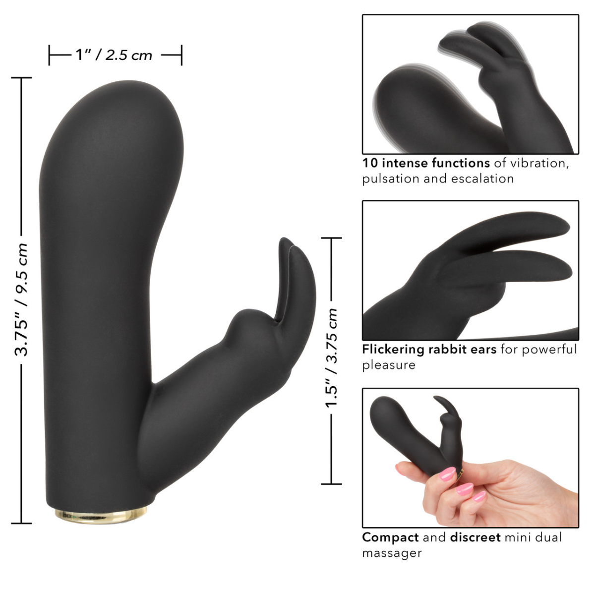 Vibrador Conejo Raven Bunny 10 Funciones Recargable CalExotics - Image 7