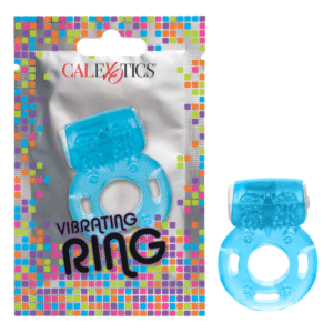 Anillo Vibrador Elástico CalExotics con Estimulador Texturizado
