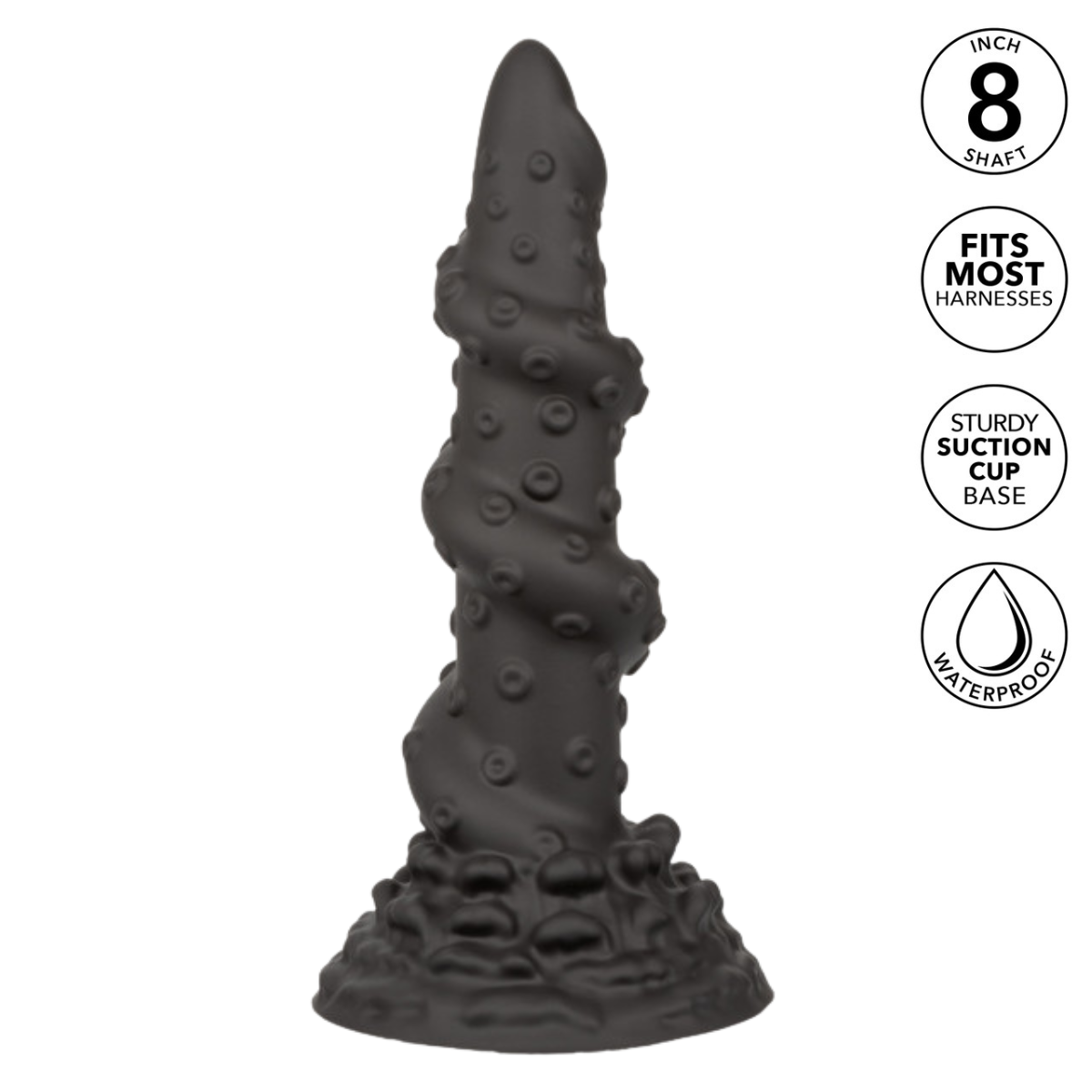 Dildo Monster Dong The Kraken 8” con Ventosa y Textura Fantasía