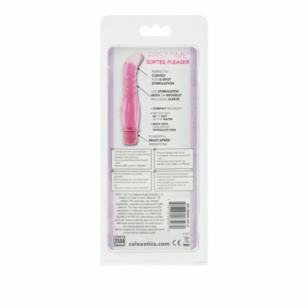 Vibrador Punto G Curvo First Time Softee Pleaser Waterproof - Image 5