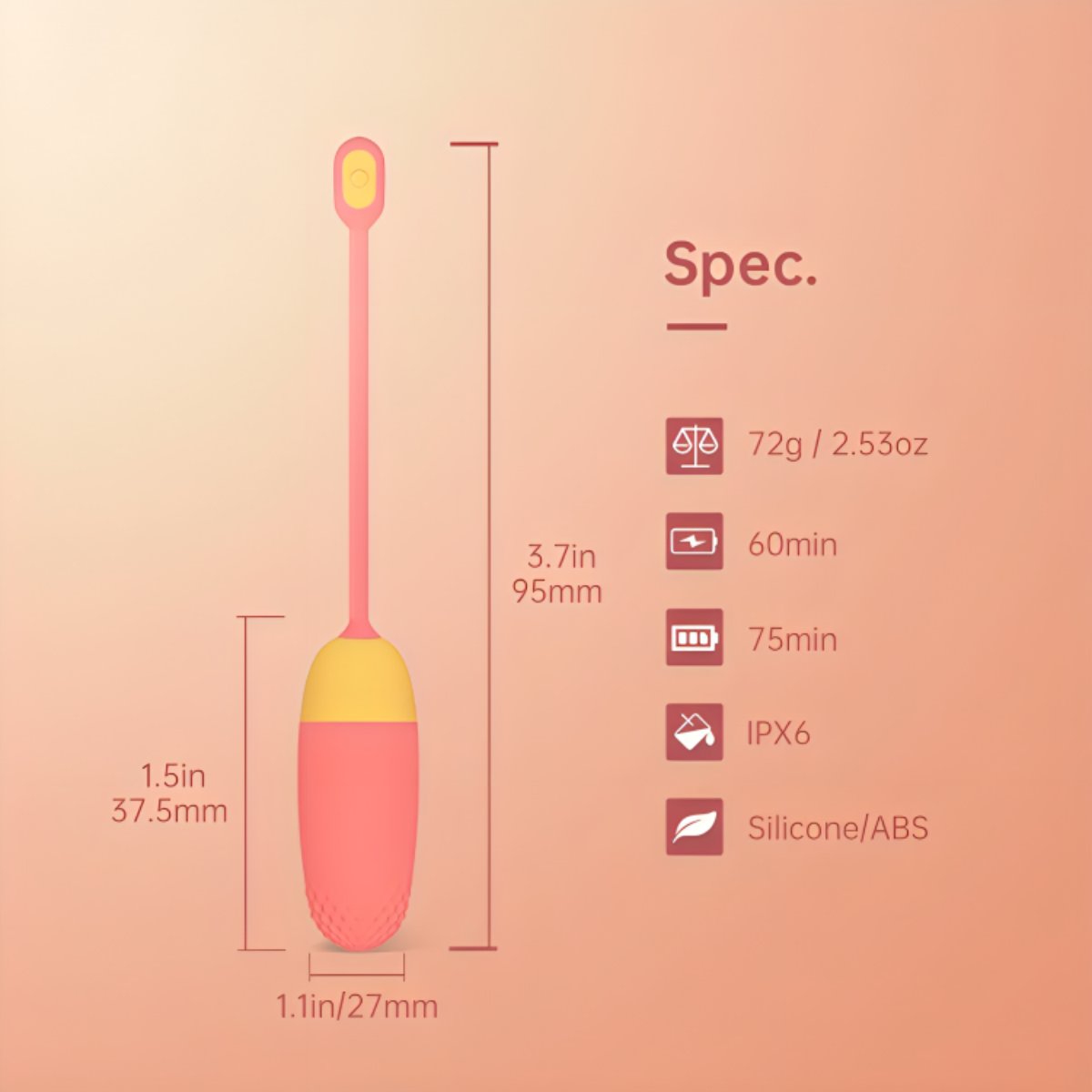 Huevo Vibrador Magic Vini con Control por App y Video Sync - Image 3