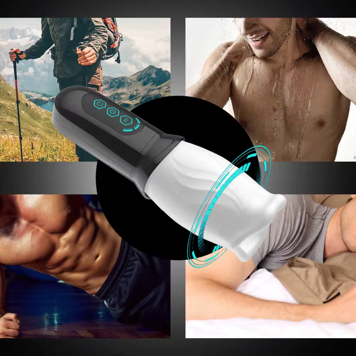 Masturbador Eléctrico con 10 Modos de Vibración | Copa de Succión Masculina - Image 3