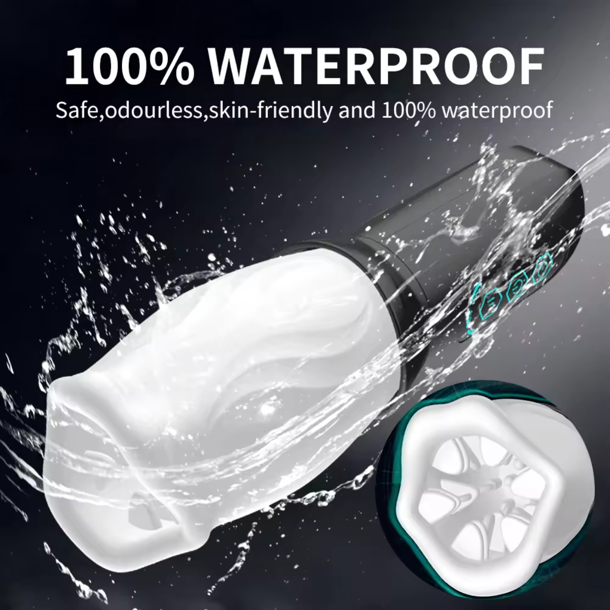 Masturbador Eléctrico con 10 Modos de Vibración | Copa de Succión Masculina - Image 10