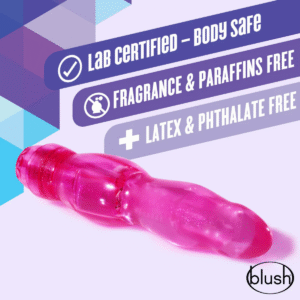 Vibrador Flexible Bloom · Naturally Yours · Multivelocidad · Waterproof · Blush