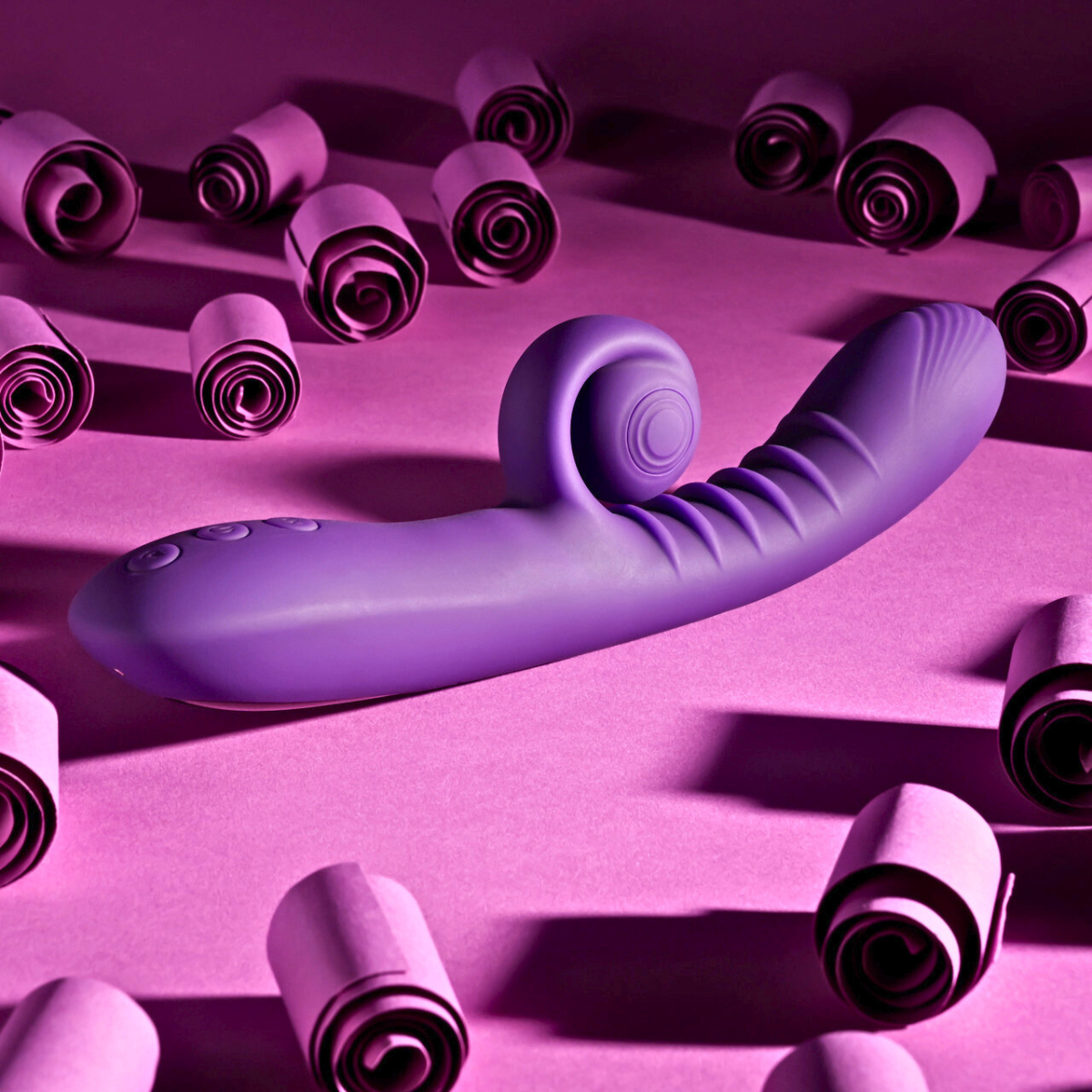 Vibrador Doble Curlicue Playboy Pleasure 10 Velocidades Recargable - Image 4