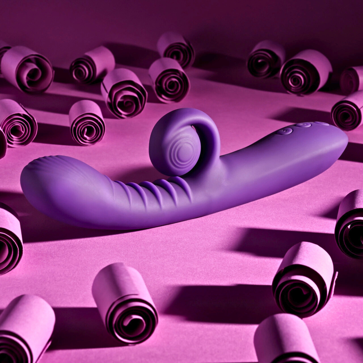 Vibrador Doble Curlicue Playboy Pleasure 10 Velocidades Recargable - Image 5