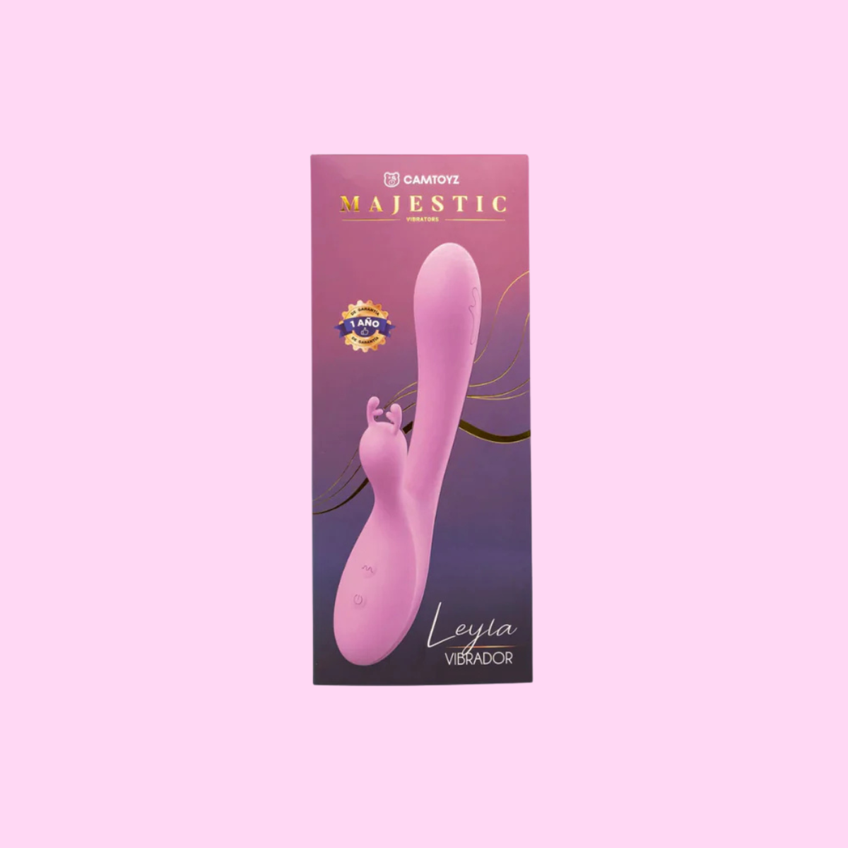 Vibrador Conejo Punto G y Clítoris Recargable con Silicona Suave Leyla - Image 2