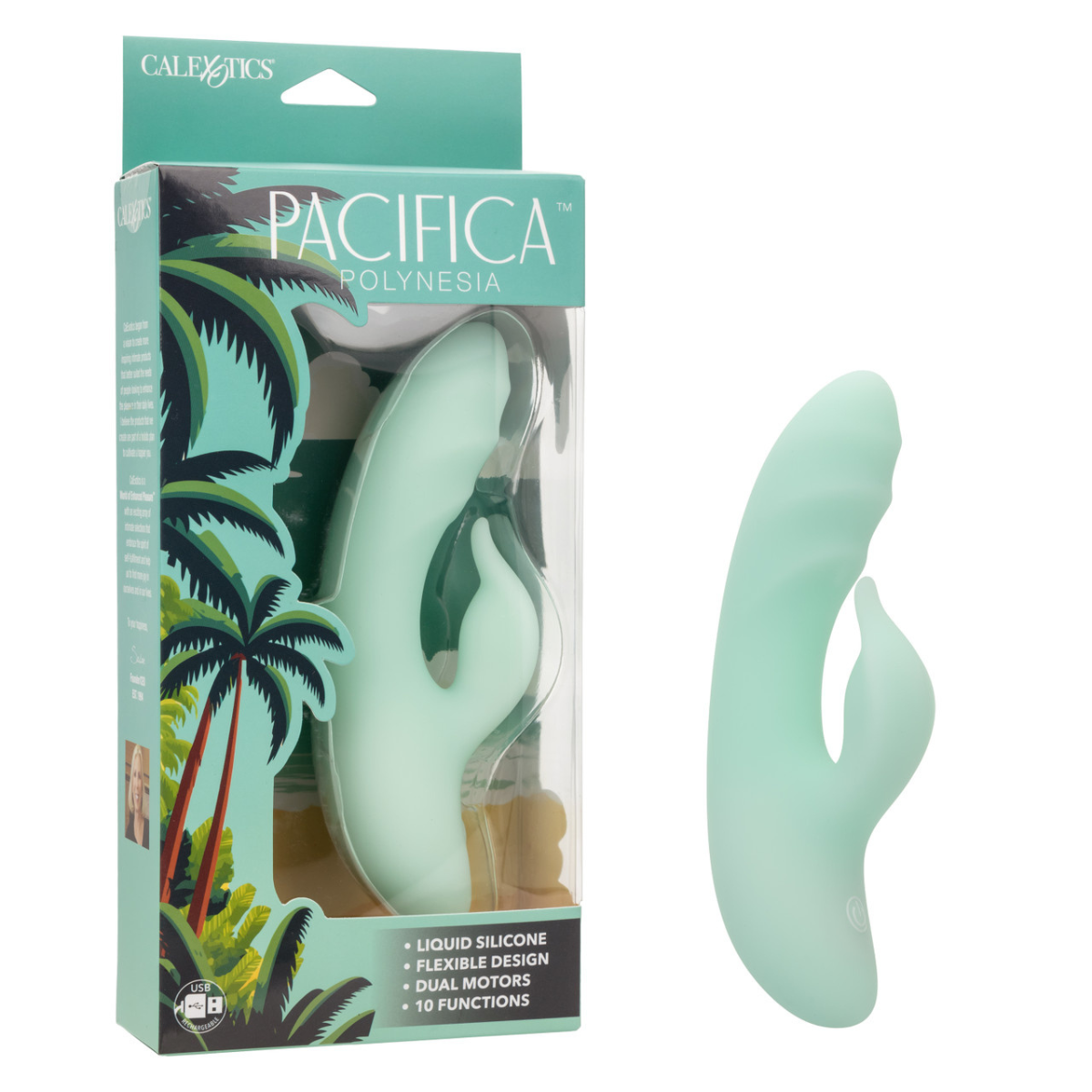Vibrador Conejo Pacifica Polynesia 10 Funciones Recargable - Image 2