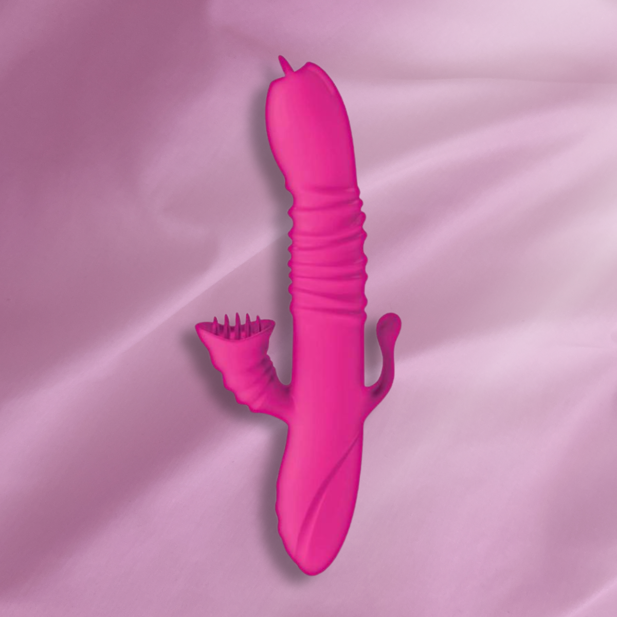 Vibrador Triple Passion Dual Massager | 20 Modos con Calor y Estimulador de Clitoris