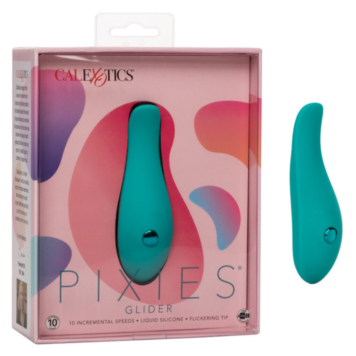 Vibrador Pixies Glider 10 Velocidades Recargable CalExotics - Image 2