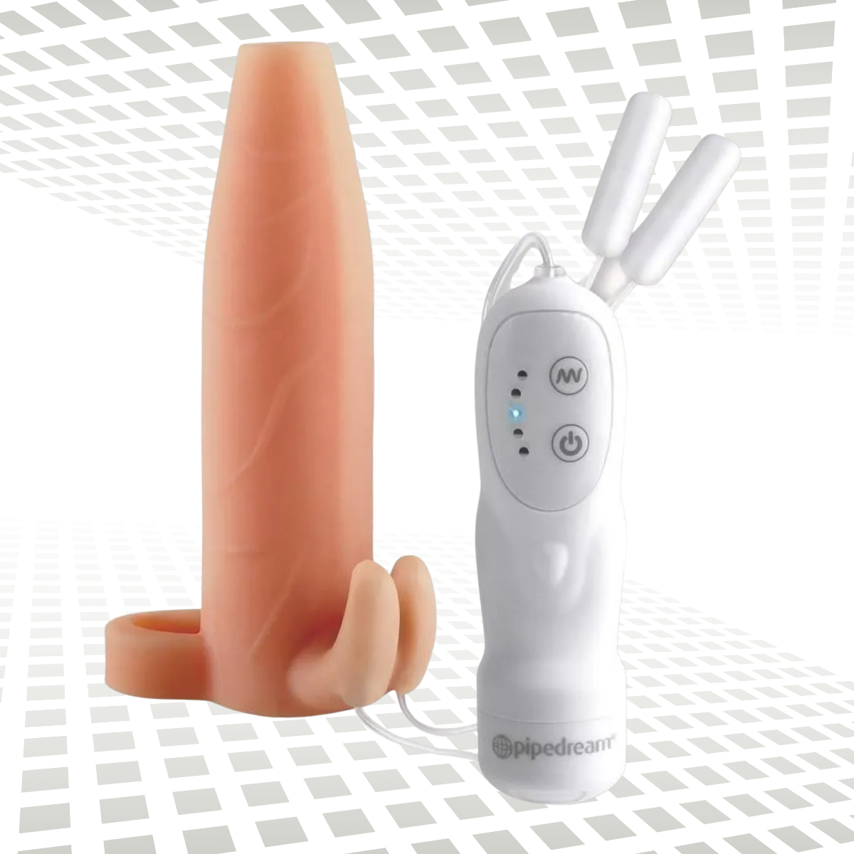 Fantasy Xtensions Duo Clit Climax-Her | Funda para Grosor 6” con Vibración Clitorial y Anillo Testicular - Image 3