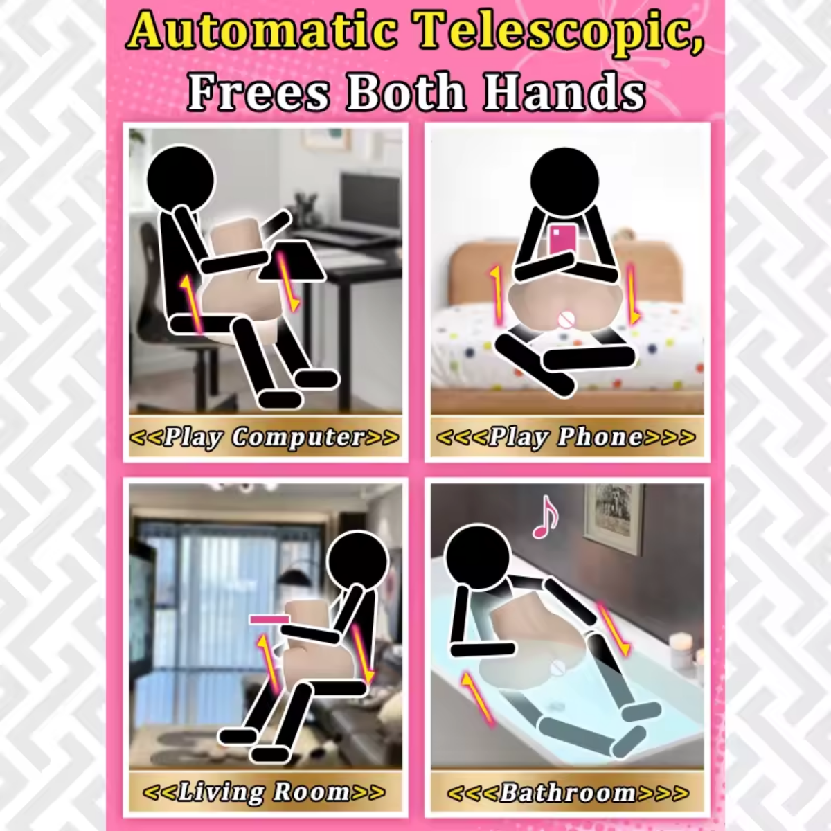 Masturbador Automático Exxxotica Exclusive con Función Telescópica y Succión - Image 6