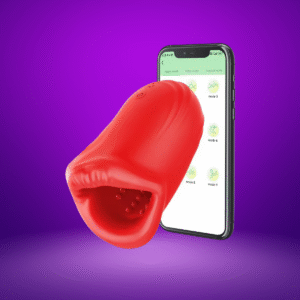 Masturbador Oral Exxxotica Exclusive con Vibración y Control por App