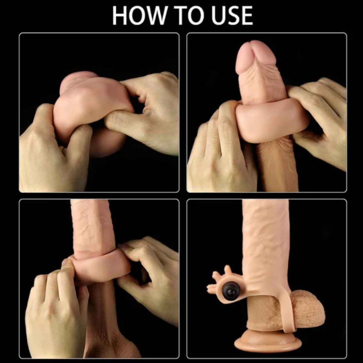 Pleasure X-Tender | Funda Realista con Extensión de 2” y Bala Vibradora - Image 11