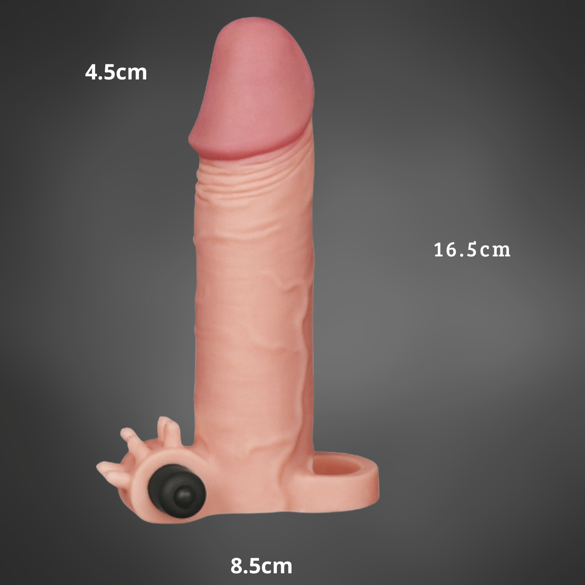 Pleasure X-Tender | Funda Realista con Extensión de 2” y Bala Vibradora - Image 9