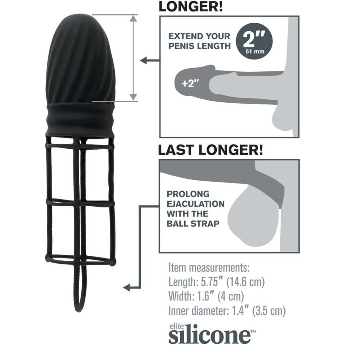 Funda de Extensión Silicone Gladiator Fantasy X-tensions - Image 5