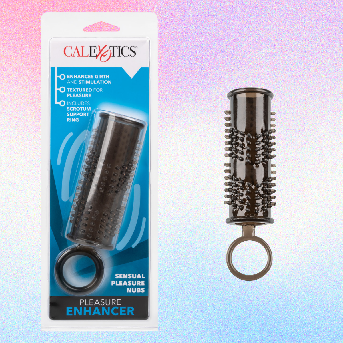 Funda Texturizada Pleasure Enhancer con Anillo de Retención - Image 2