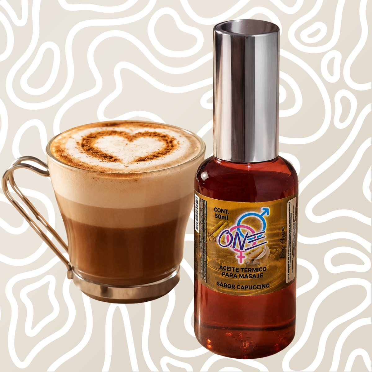 Aceite Termico Comestible Para Masaje One 50 Ml Sabor - Image 5