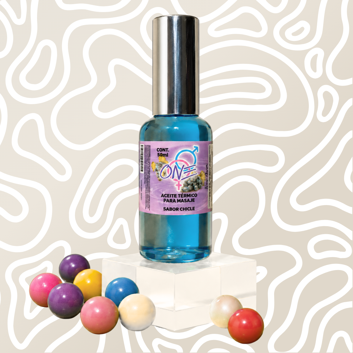 Aceite Termico Comestible Para Masaje One 50 Ml Sabor - Image 7