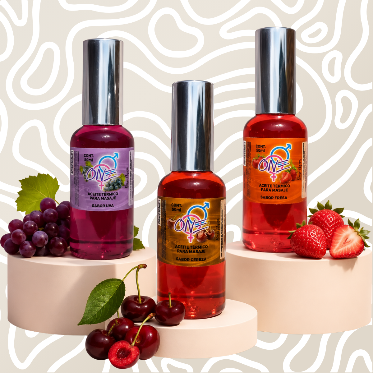 Aceite Termico Comestible Para Masaje One 50 Ml Sabor - Image 8