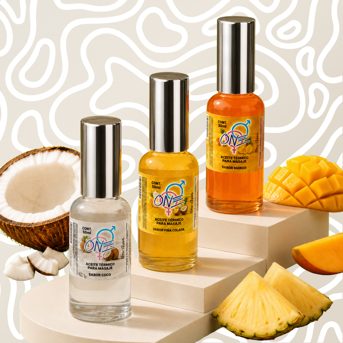 Aceite Termico Comestible Para Masaje One 50 Ml Sabor - Image 9