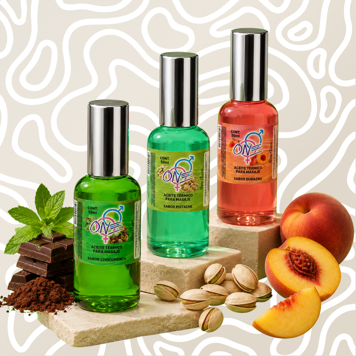 Aceite Termico Comestible Para Masaje One 50 Ml Sabor - Image 10
