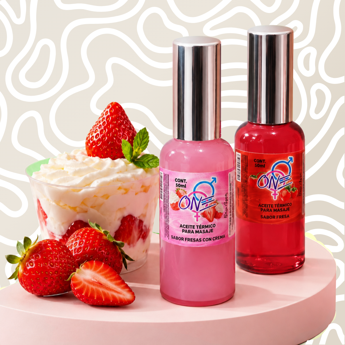 Aceite Termico Comestible Para Masaje One 50 Ml Sabor - Image 2