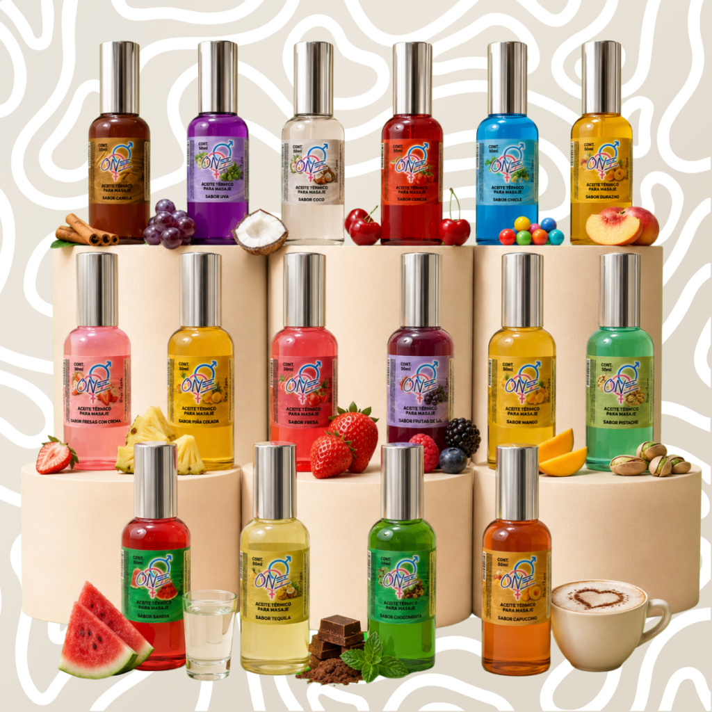 Aceite Termico Comestible Para Masaje One 50 Ml Sabor