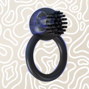 Anillo Vibrador Pene 10 Modos Silicona Recargable Negro: imagen 2