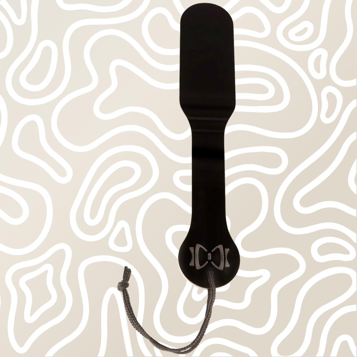 Azotador BDSM Paddle Acrílico Negro Para Adultos - Image 4
