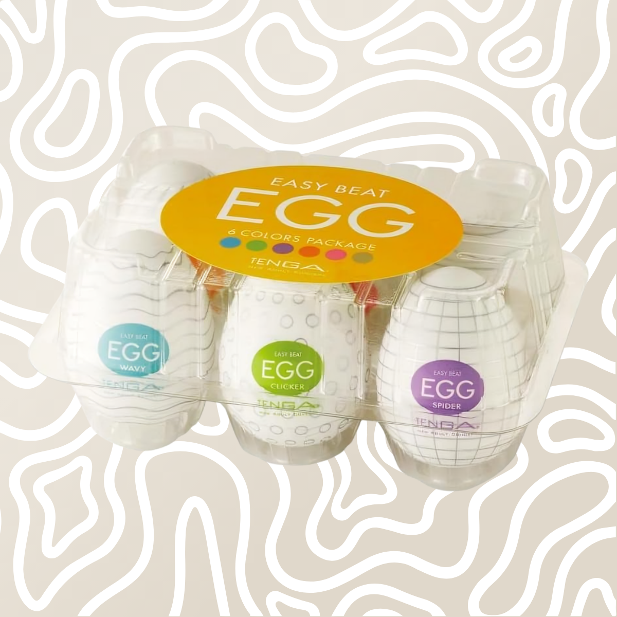 Tenga Egg Masturbador Masculino 3 Piezas Con Lubricante
