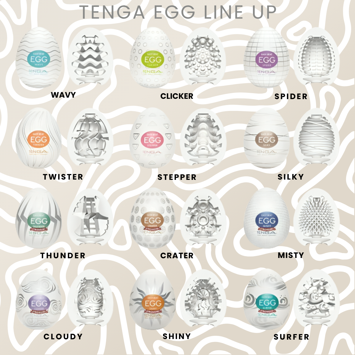 Tenga Egg Masturbador Masculino 3 Piezas Con Lubricante - Image 5