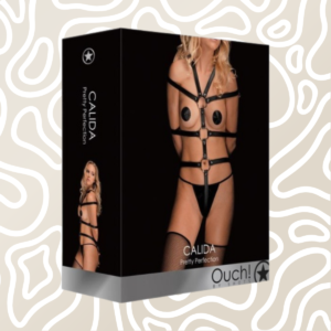 Arnes Corporal Lenceria Sexy Mujer Negro Ajustable