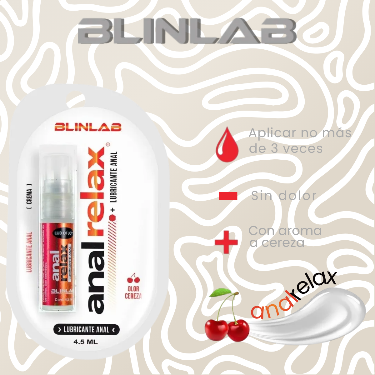 Lubricante Anal Relax Desensibilizante Lidocaina 4.5 Ml - Image 4