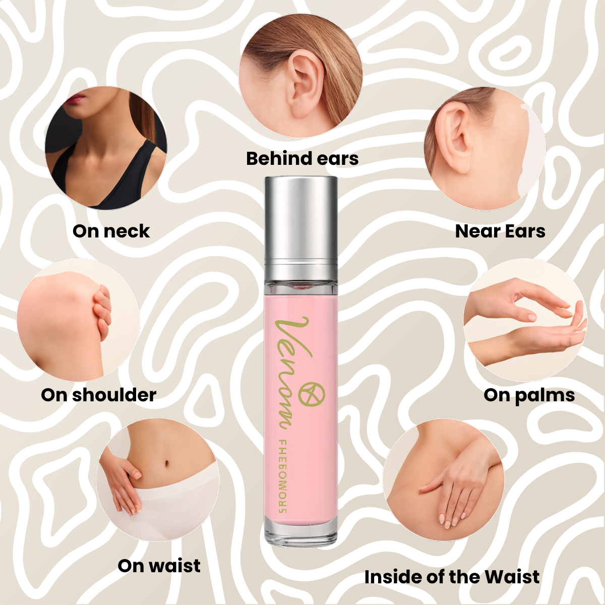 Pack 3 Perfumes Con Feromonas Mujer Venom Roll On 10 Ml - Image 2