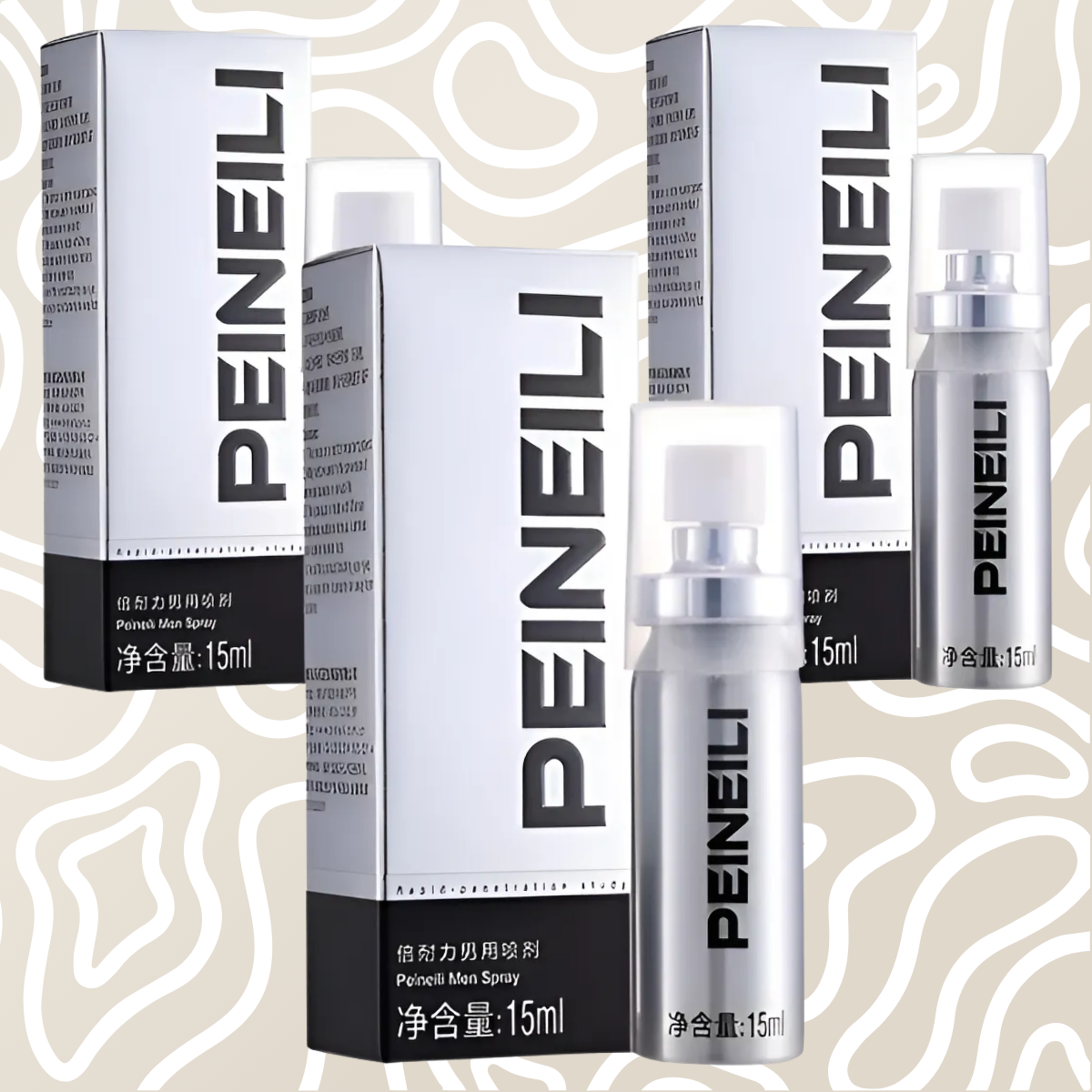 Retardante Masculino Spray Benzocaina 9.6% Peineili 15 Ml - Image 7