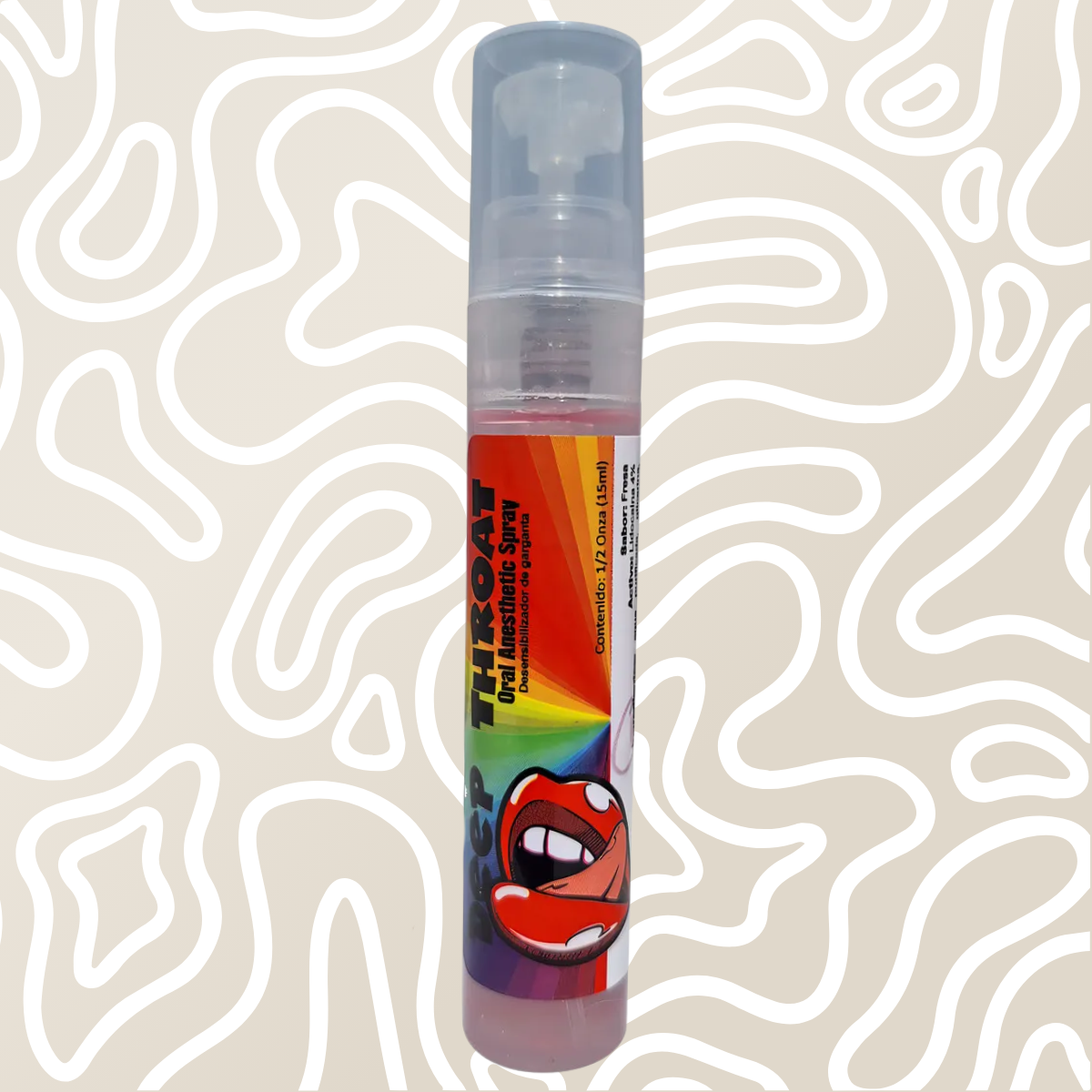 Spray Desensibilizante Garganta Fresa Lidocaína 4% 15ml - Image 3
