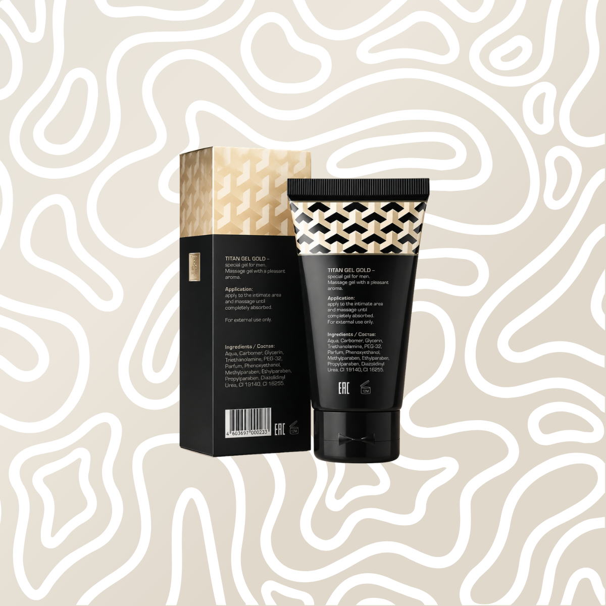 2 Titan Gel Gold Gel Potenciador Masculino 50 Ml C/U: imagen 5