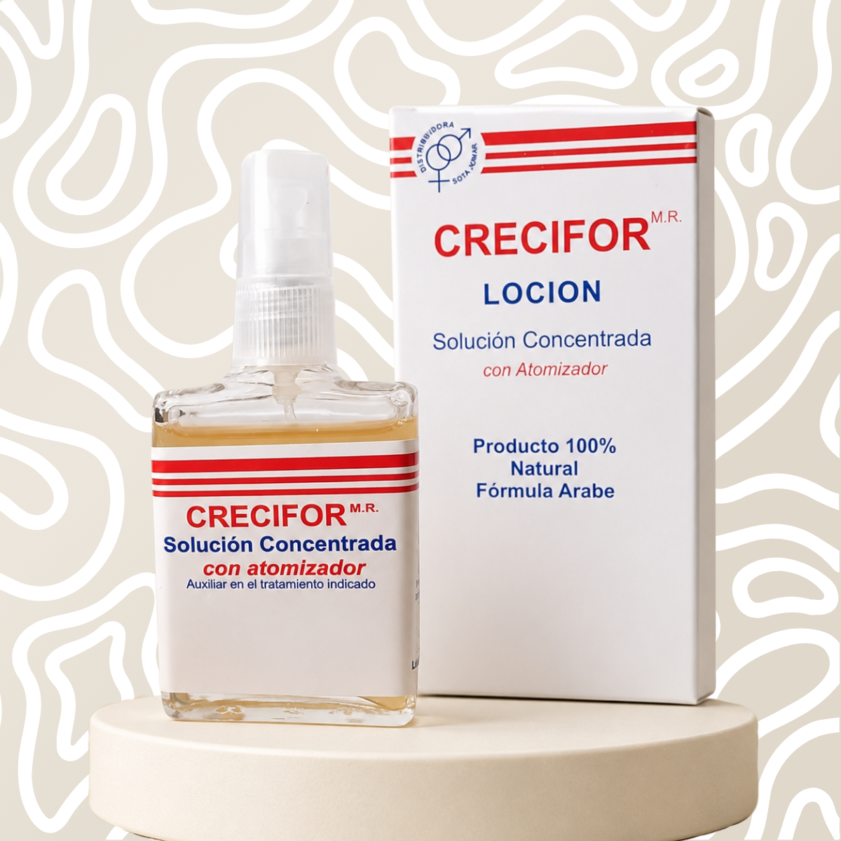 Crecifor Loción Masculina Natural Con Atomizador 30 Ml