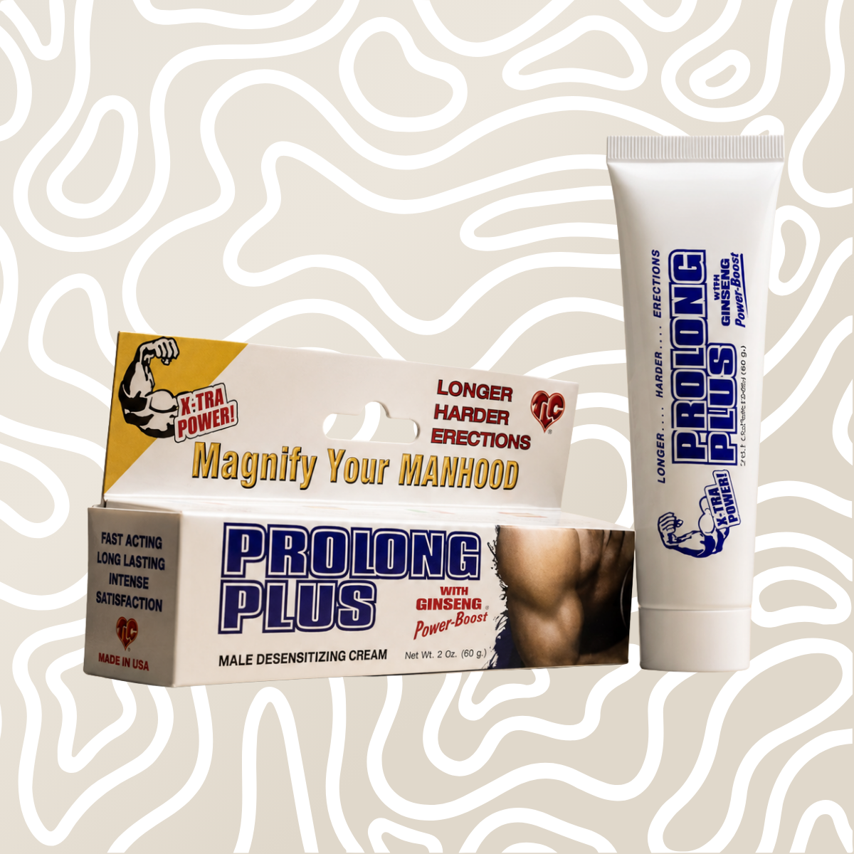 Crema Retardante Prolong Plus Con Ginseng Para Hombre 60 G - Image 5