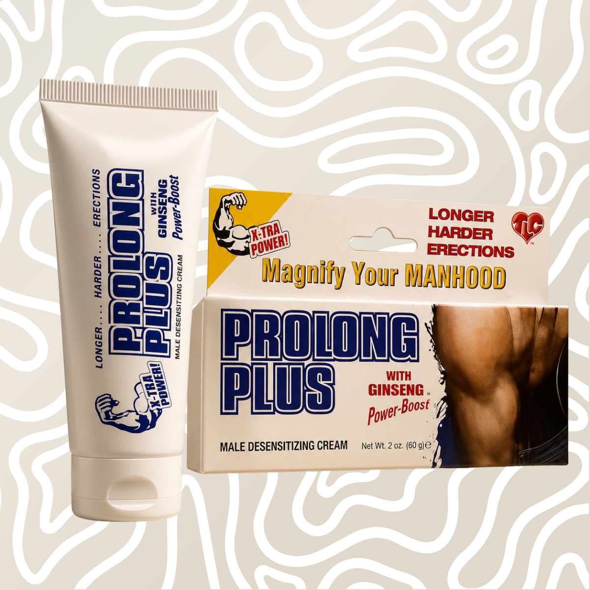 Crema Retardante Prolong Plus Con Ginseng Para Hombre 60 G - Image 7