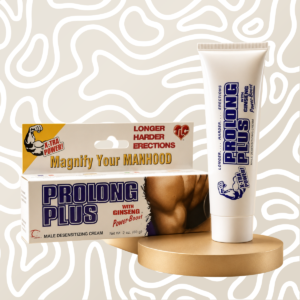 Crema Retardante Prolong Plus Con Ginseng Para Hombre 60 G