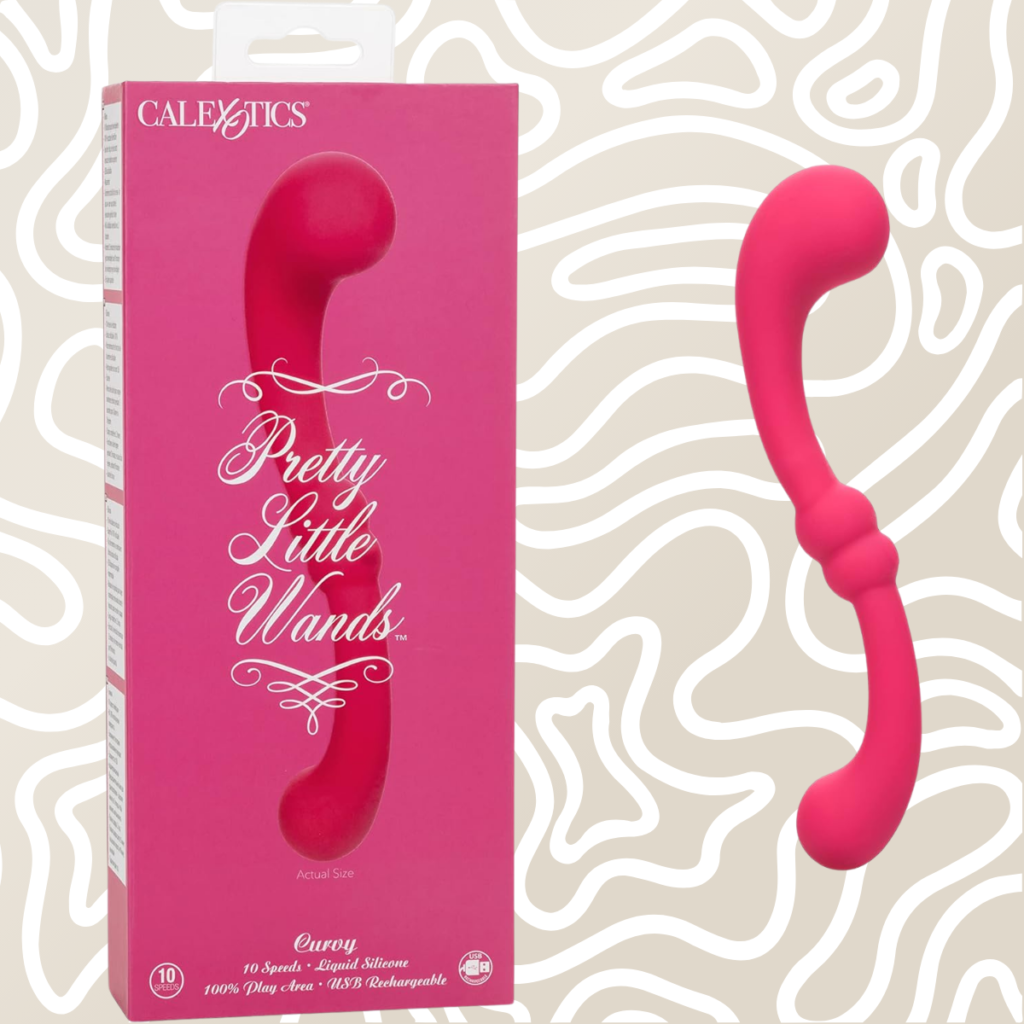 Vibrador Doble CalExotics Curvy 10 Velocidades Recargable