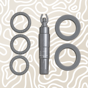 Cockring Vibrador con Tickler + 5 Anillos Ajustables Estimulador Masculino: imagen 3