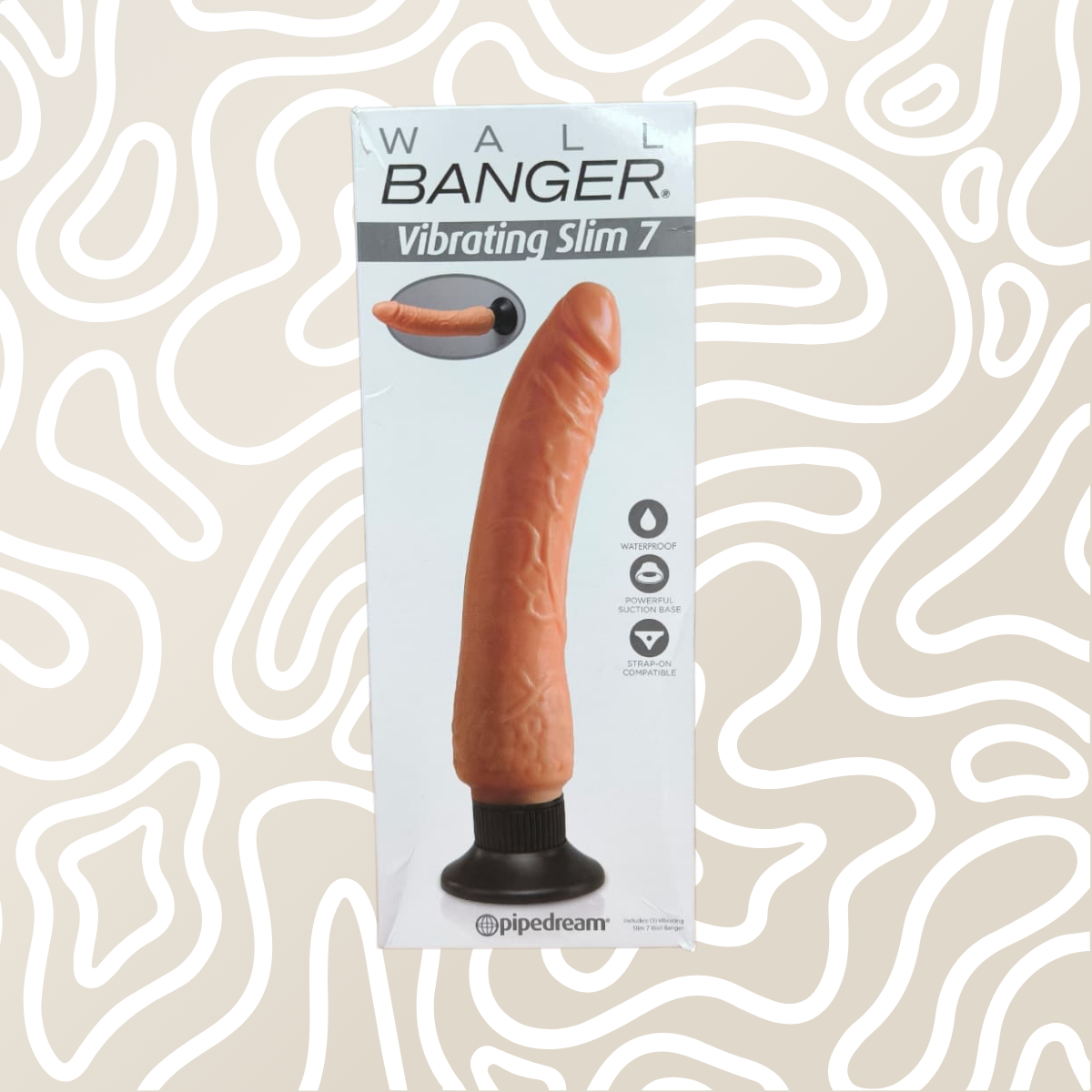 Dildo Vibrador Realista 7 Pulgadas IPX7 Base Succión: imagen 1