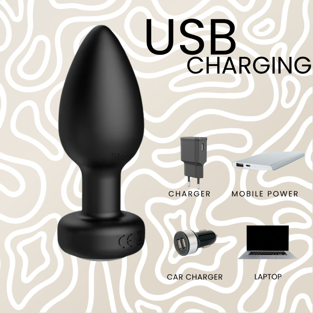 Plug Anal Vibrador App Control Remoto 10 Modos Recargable USB Silicona