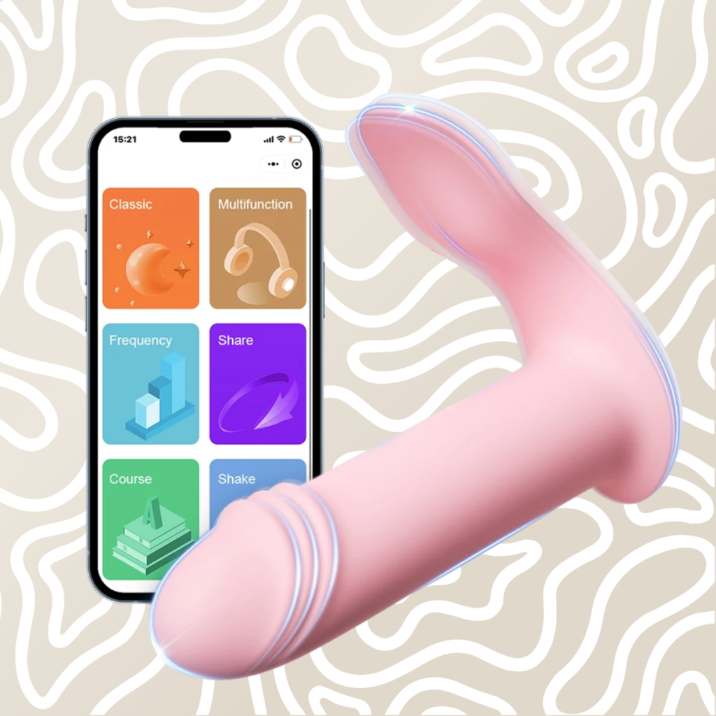 Vibrador Wearable con App Bluetooth para Panty IPX6 Silicona 9 cm